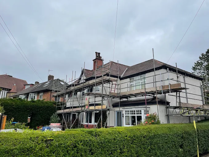 Residential Access Scaffolding Project in Starbeck, Harrogate