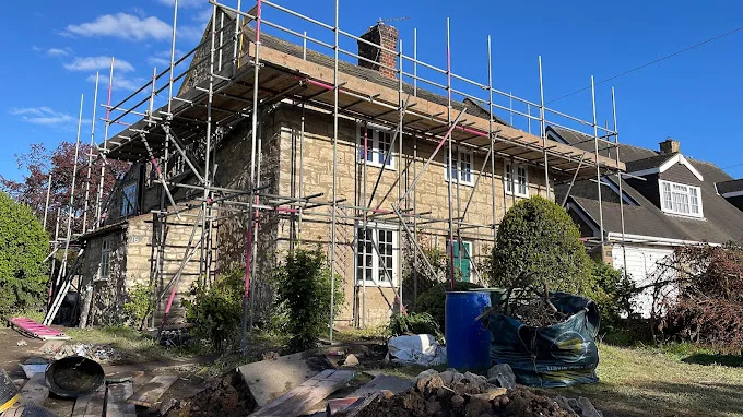 Residential Scaffolding Project in Collingham