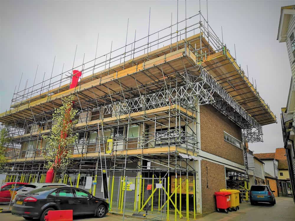 Scaffolding-commercial-apartments